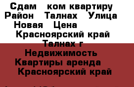 Сдам 1-ком квартиру › Район ­ Талнах › Улица ­ Новая › Цена ­ 19 000 - Красноярский край, Талнах г. Недвижимость » Квартиры аренда   . Красноярский край